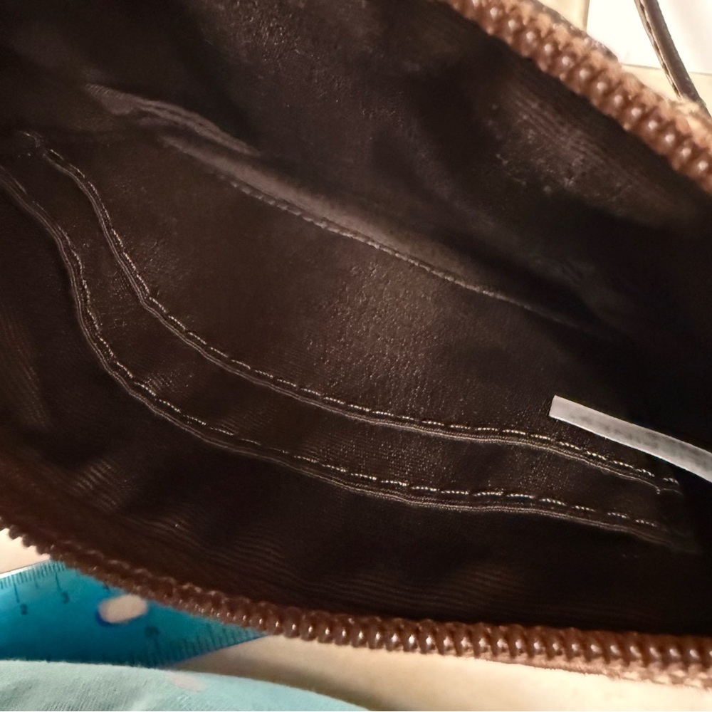 Coach Signature Tan Wristlet NWT - Picture 5 of 6